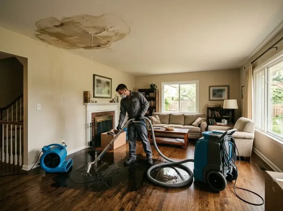 attic-pipe-burst-ceiling-drip-008 — frequently asked questions, Water Damage Restoration & Carpet Care in Lansing, IL